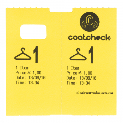 Coatcheck Ticket