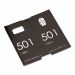 Deluxe Qualität vorgedruckte Garderobenmarken, schwarz mit einem glänzende Silberdruck, nummern 501-1000